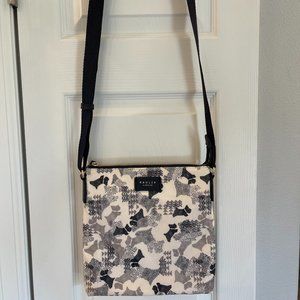 NWOT Radley London coated canvas crossbody bag with adjustable strap